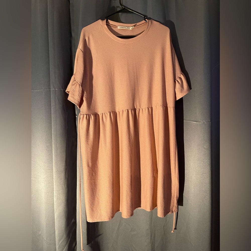 Peach dress